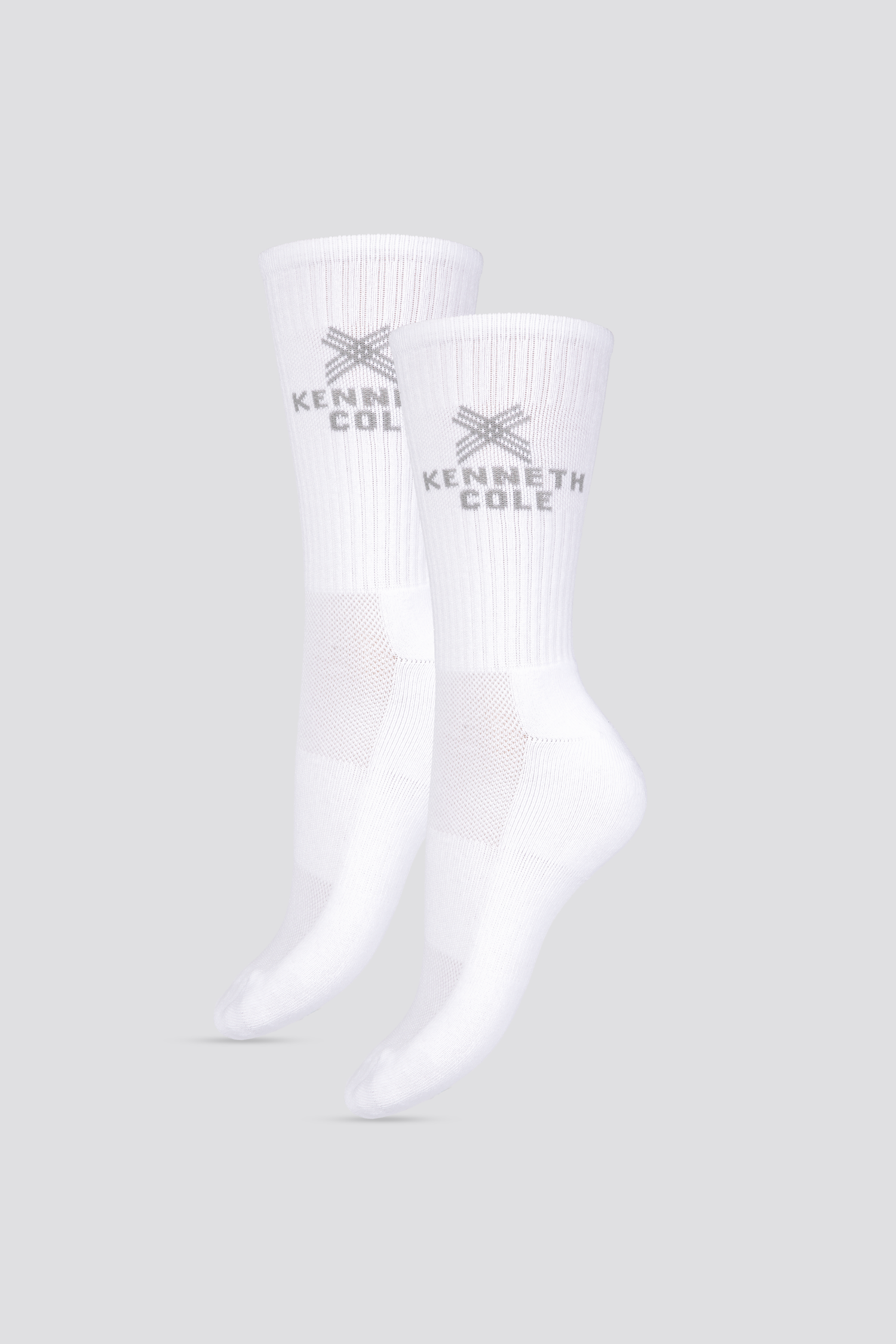 מארז 2 זוגות גרבי ספורט גבוהים בצבע לבן