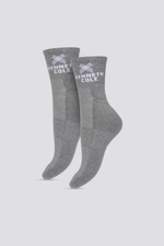 מארז 2 זוגות גרבי ספורט בצבע אפור