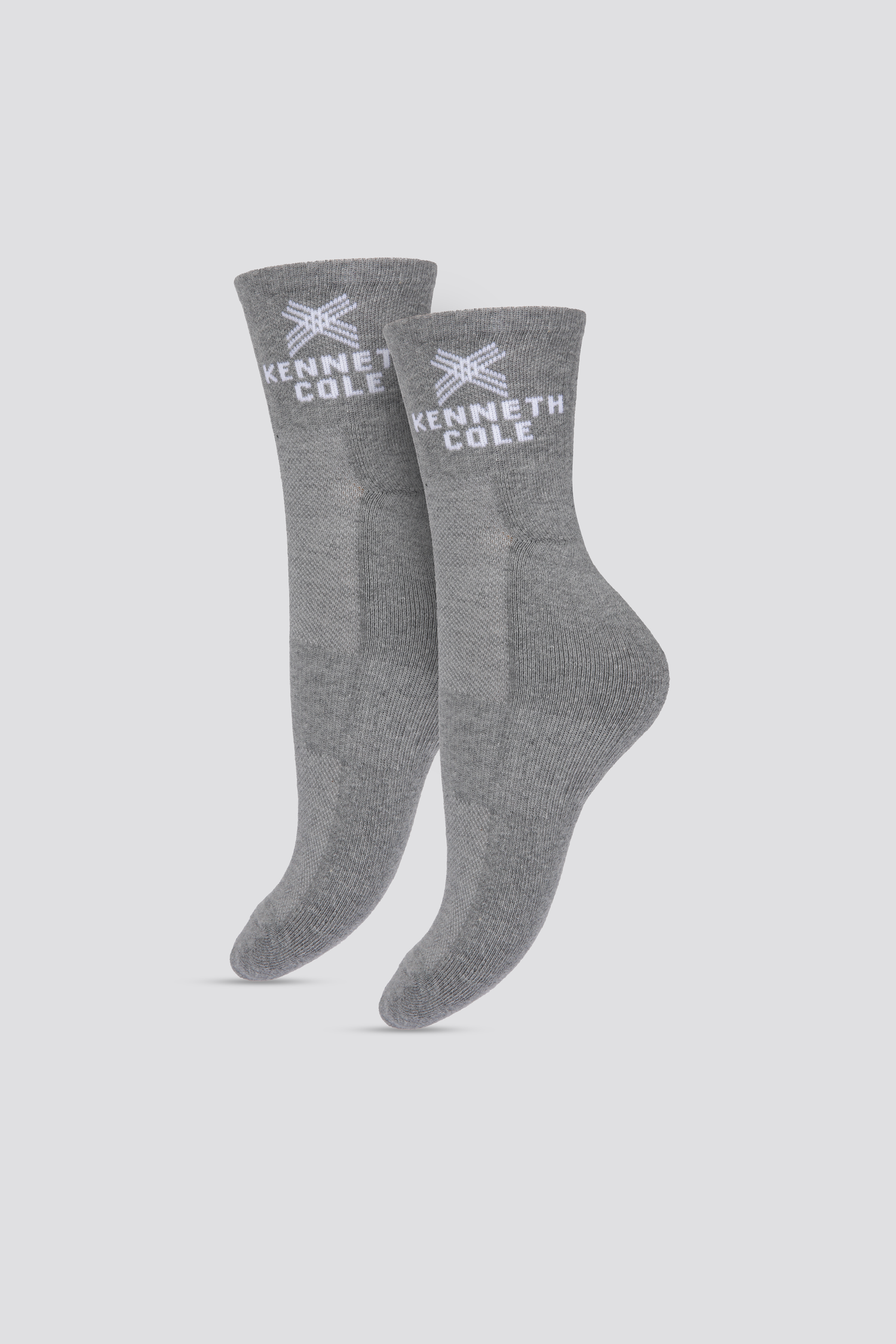 מארז 2 זוגות גרבי ספורט בצבע אפור