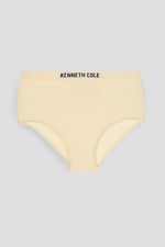 תחתונים ריב גזרת מקסי בצבע חמאה