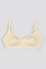 חזייה סימלס ריפוד קל ללא ברזלים בצבע חמאה