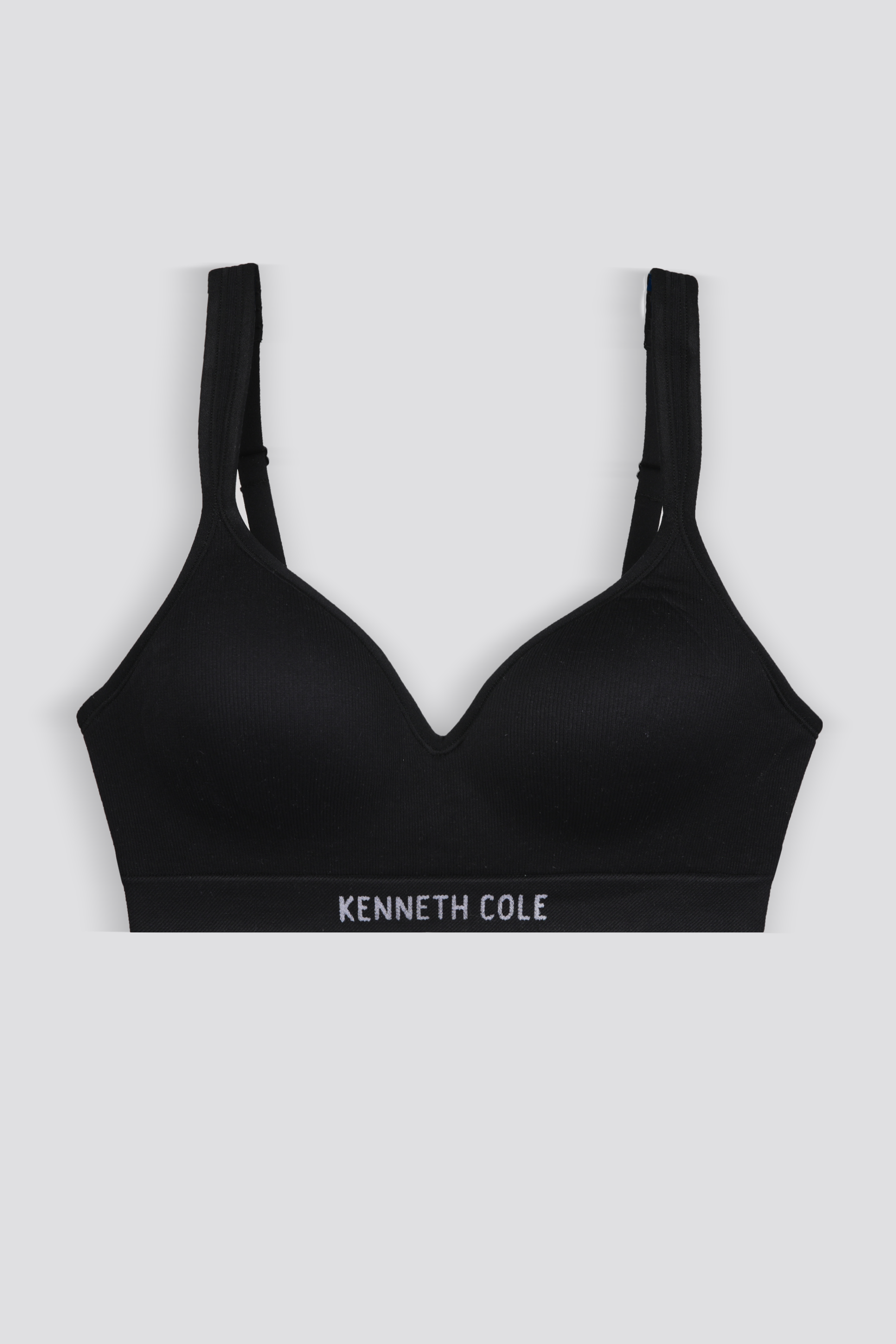 חזייה ריב סימלס מרופדת בצבע שחור