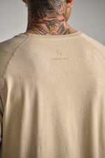 חולצת סימלס רגלן שרוול ארוך בצבע בז'