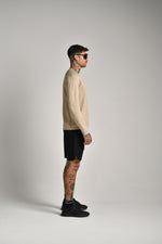 חולצת סימלס רגלן שרוול ארוך בצבע בז'