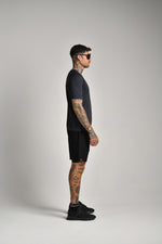 חולצת סימלס רגלן שרוול קצר בצבע נייבי