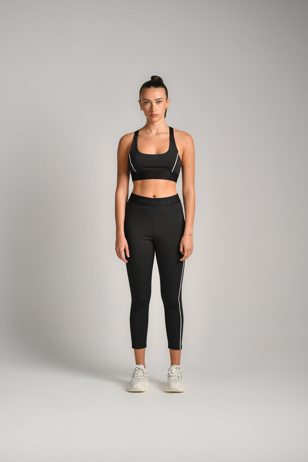 טייץ ארוך בעל חגורת מותן סרט גומי