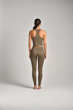 טייץ ספורט ריב סימלס בצבע חום