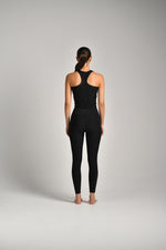 טייץ ארוך עם חורים סימלס בצבע שחור