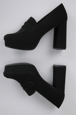 נעלי עקב בסגנון מוקסין | קנת קול