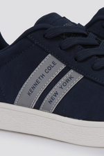 סניקרס דמוי זמש לנשים בצבע נייבי