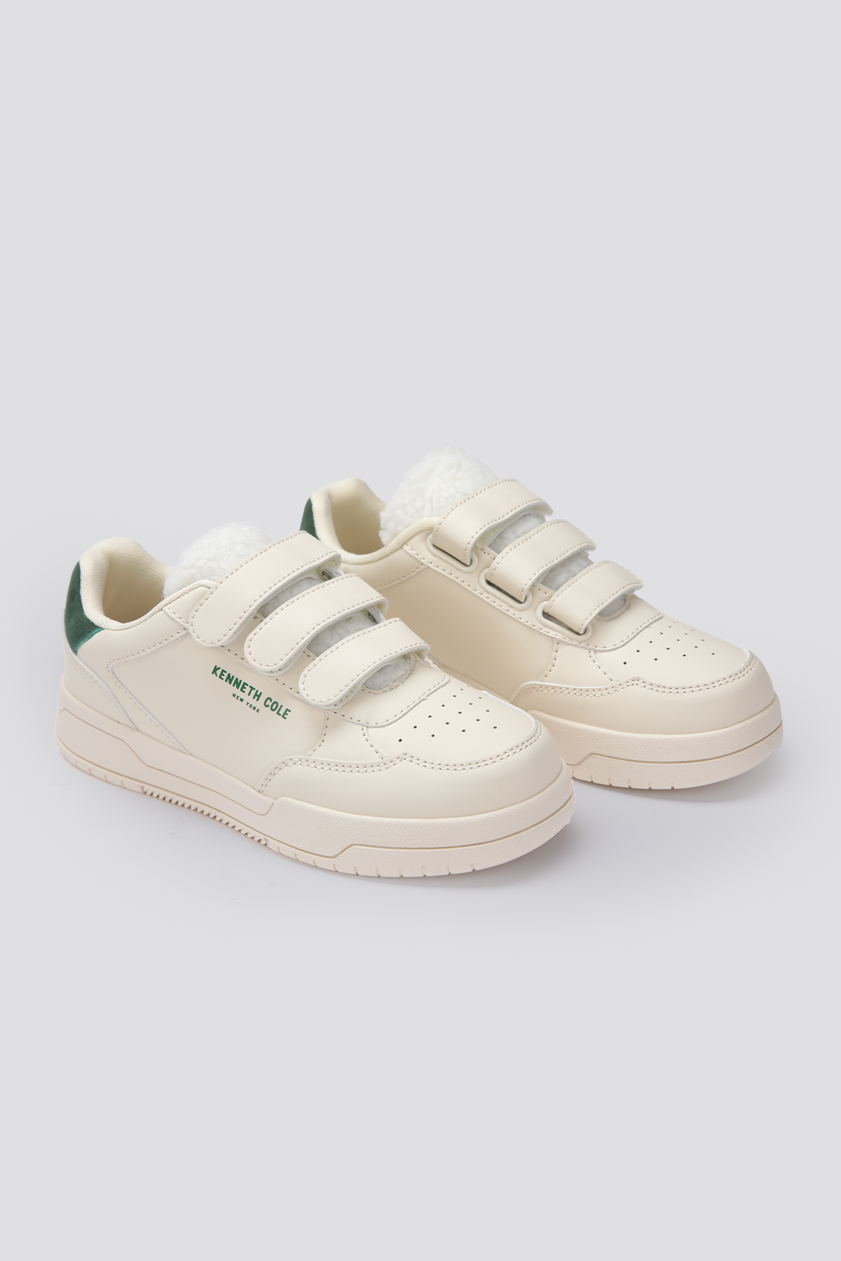 סניקרס עם סקוצ'ים לנשים בצבע אופוויט/ירוק