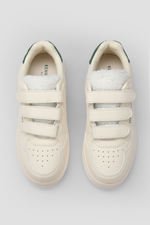 סניקרס עם סקוצ'ים לנשים בצבע אופוויט/ירוק