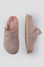 נעלי בית לבד לנשים בצבע ורוד