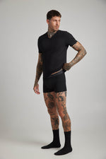 מארז שתי חולצות וי בייסיק לגברים