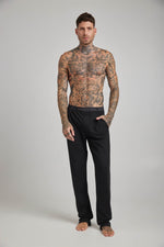 סט הלבשת פנאי שלושה חלקים לגברים 