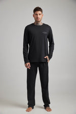 סט הלבשת פנאי שלושה חלקים לגברים 