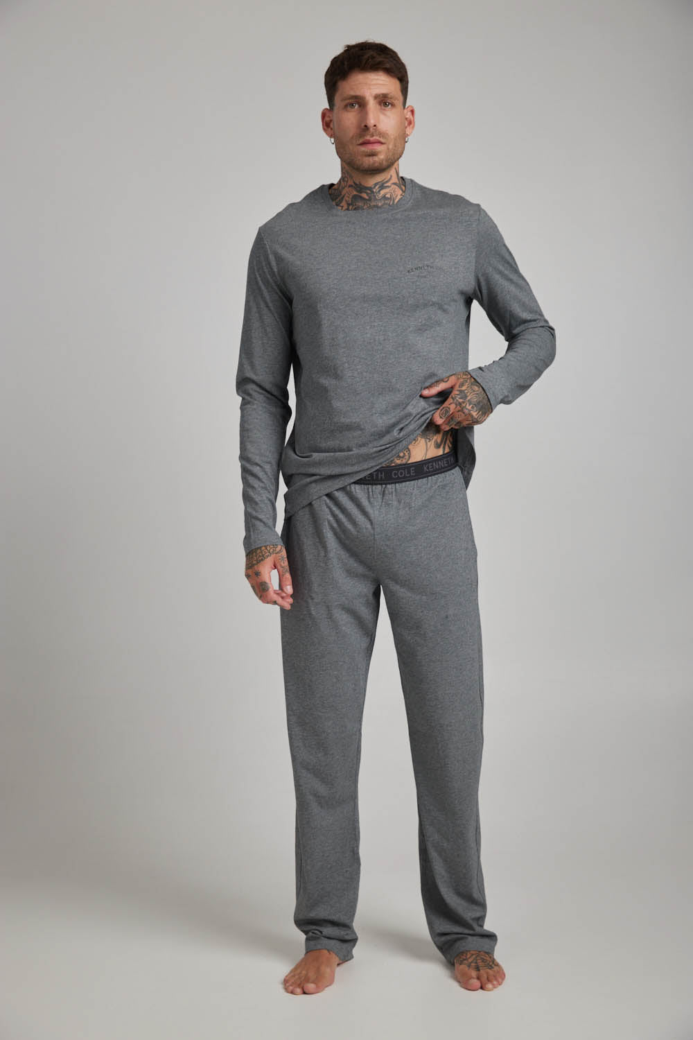 סט הלבשת פנאי שלושה חלקים לגברים 