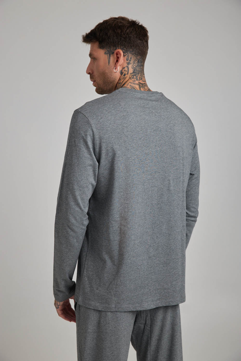 סט הלבשת פנאי שלושה חלקים לגברים 