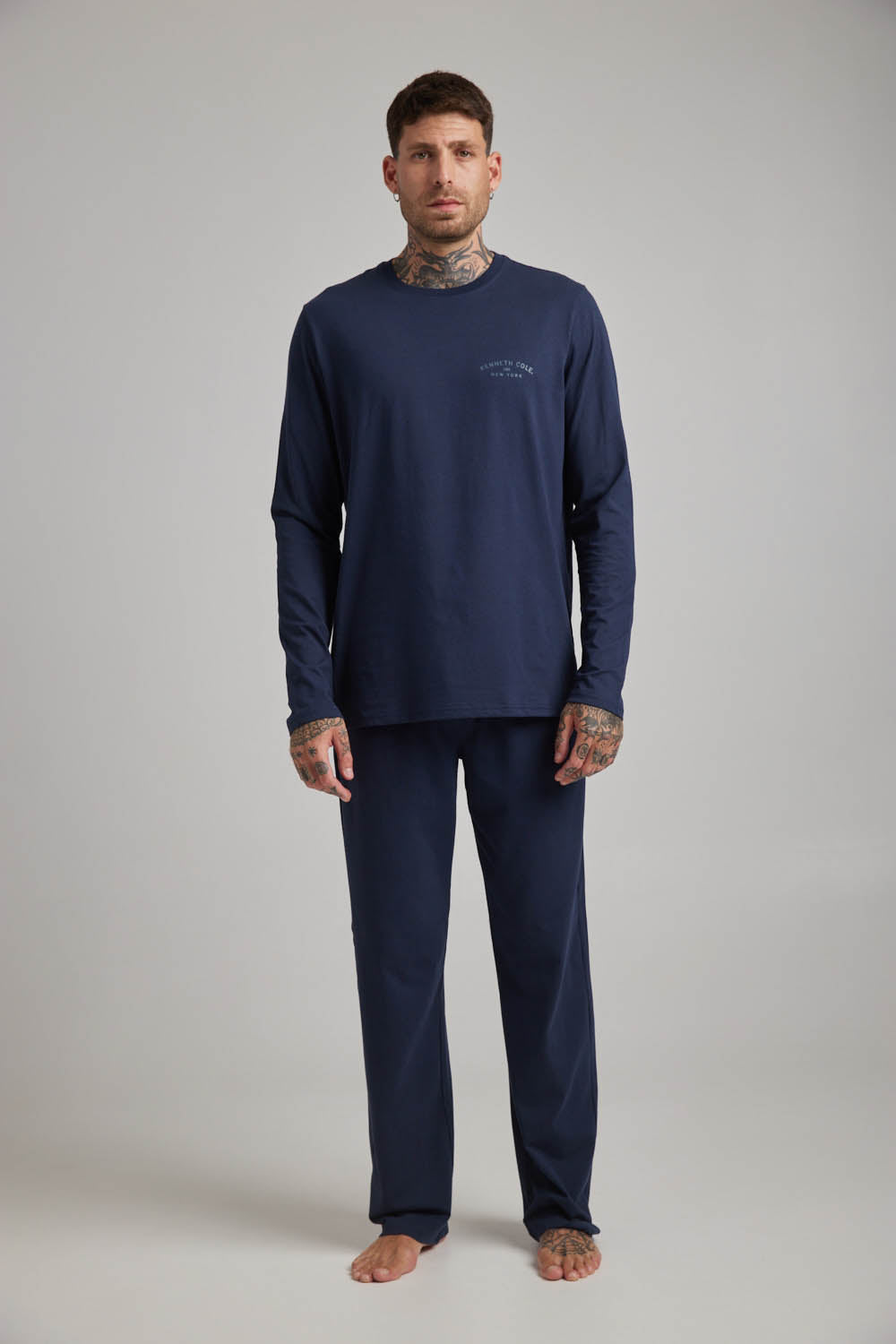 סט הלבשת פנאי שלושה חלקים לגברים 