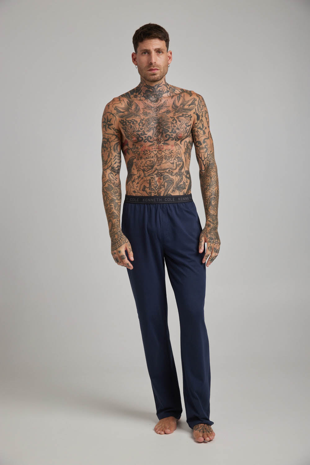 סט הלבשת פנאי שלושה חלקים לגברים 