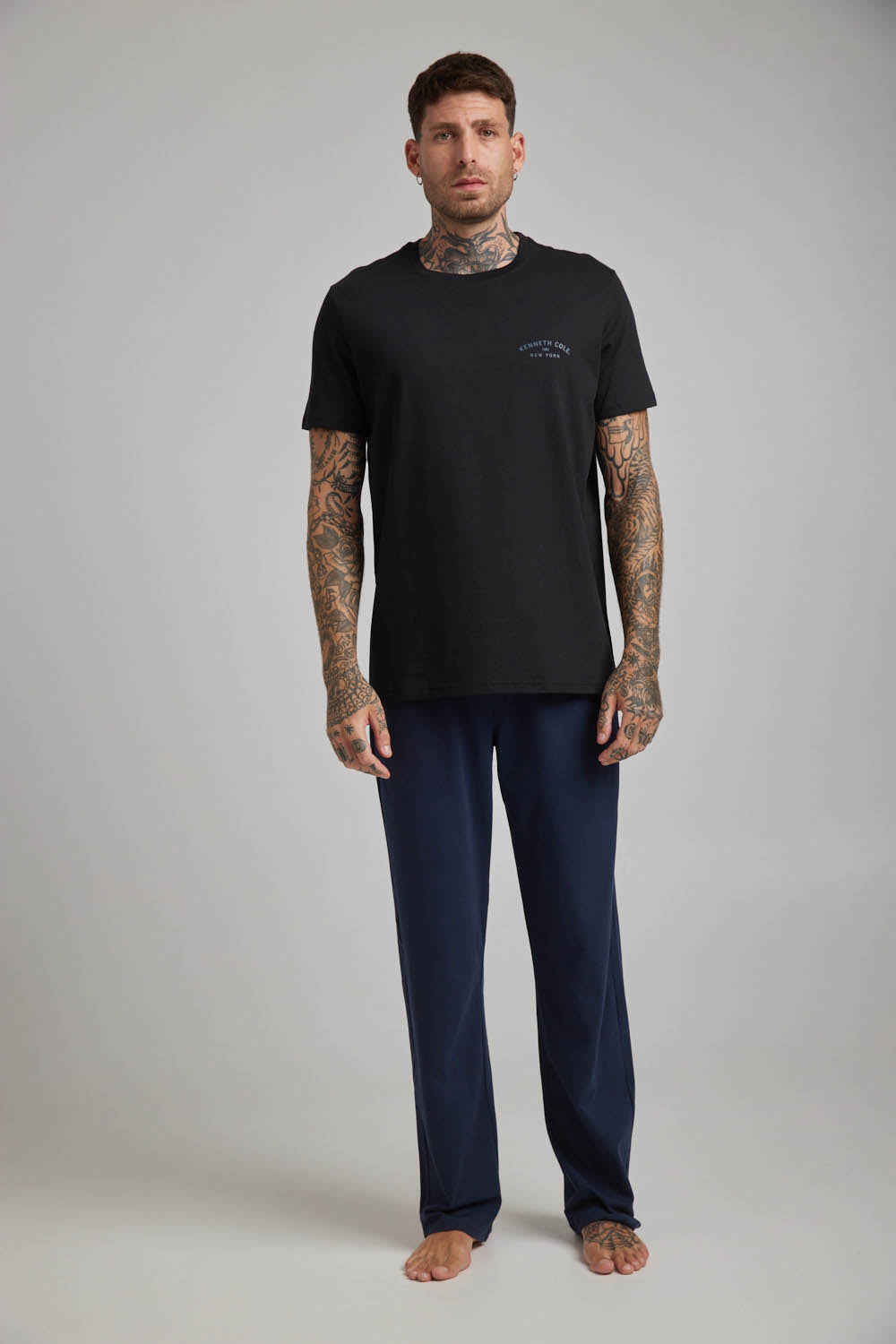 סט הלבשת פנאי שלושה חלקים לגברים 