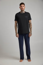 סט הלבשת פנאי שלושה חלקים לגברים 