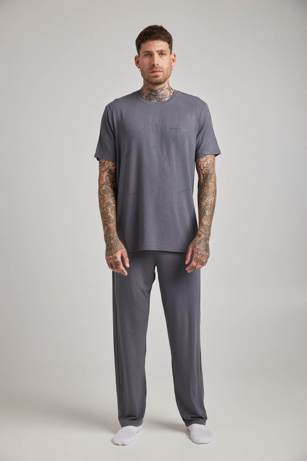 סט פיג'מה שני חלקים לגברים | קנת קול