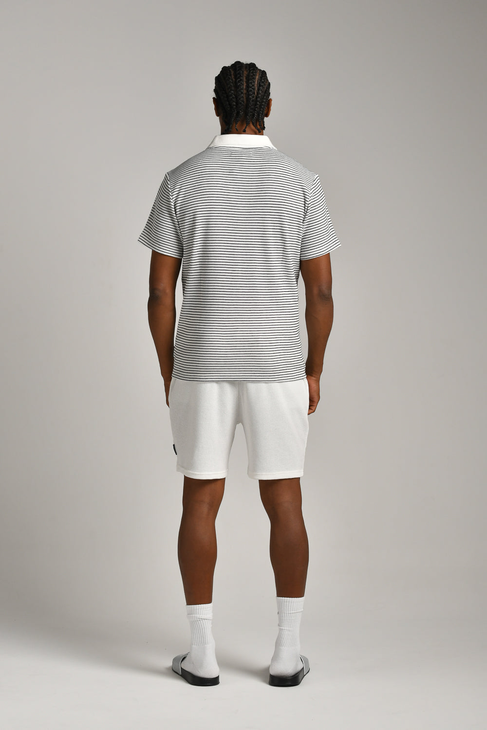 מכנסי ברמודה וואפל לגברים