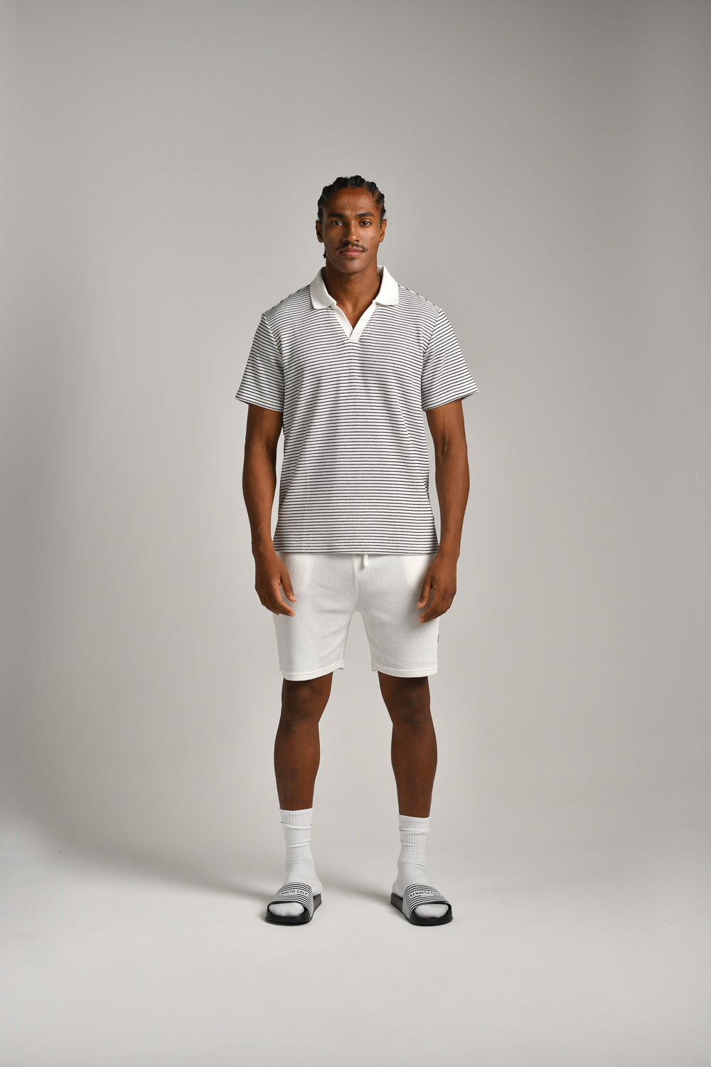 מכנסי ברמודה וואפל לגברים