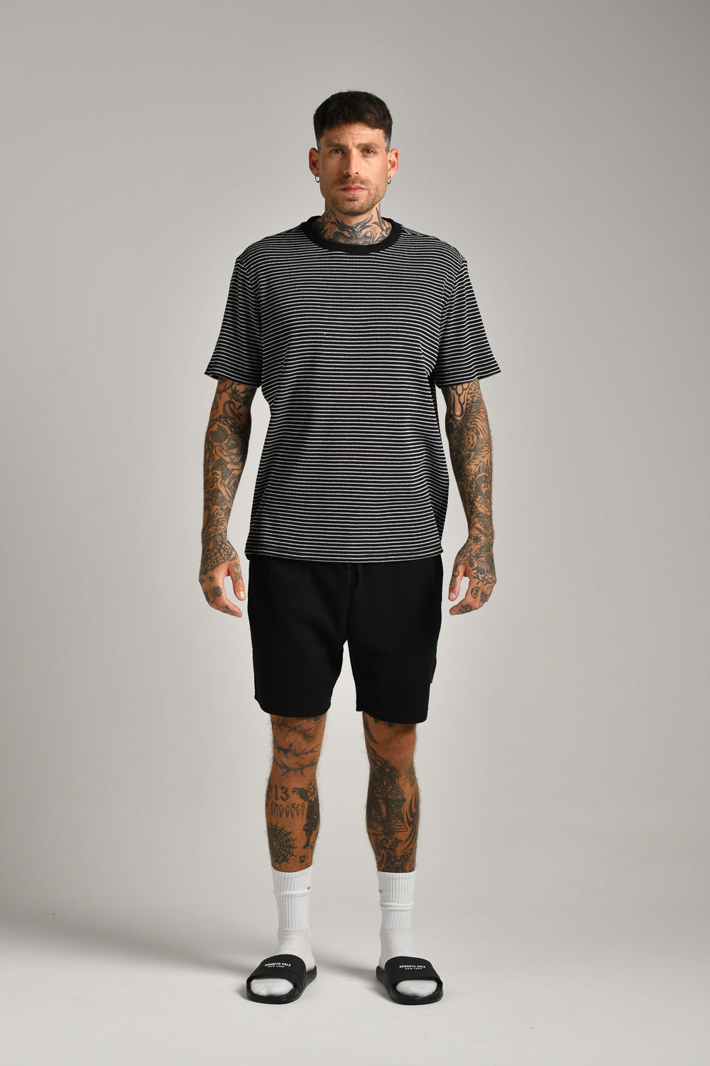 מכנסי ברמודה וואפל לגברים