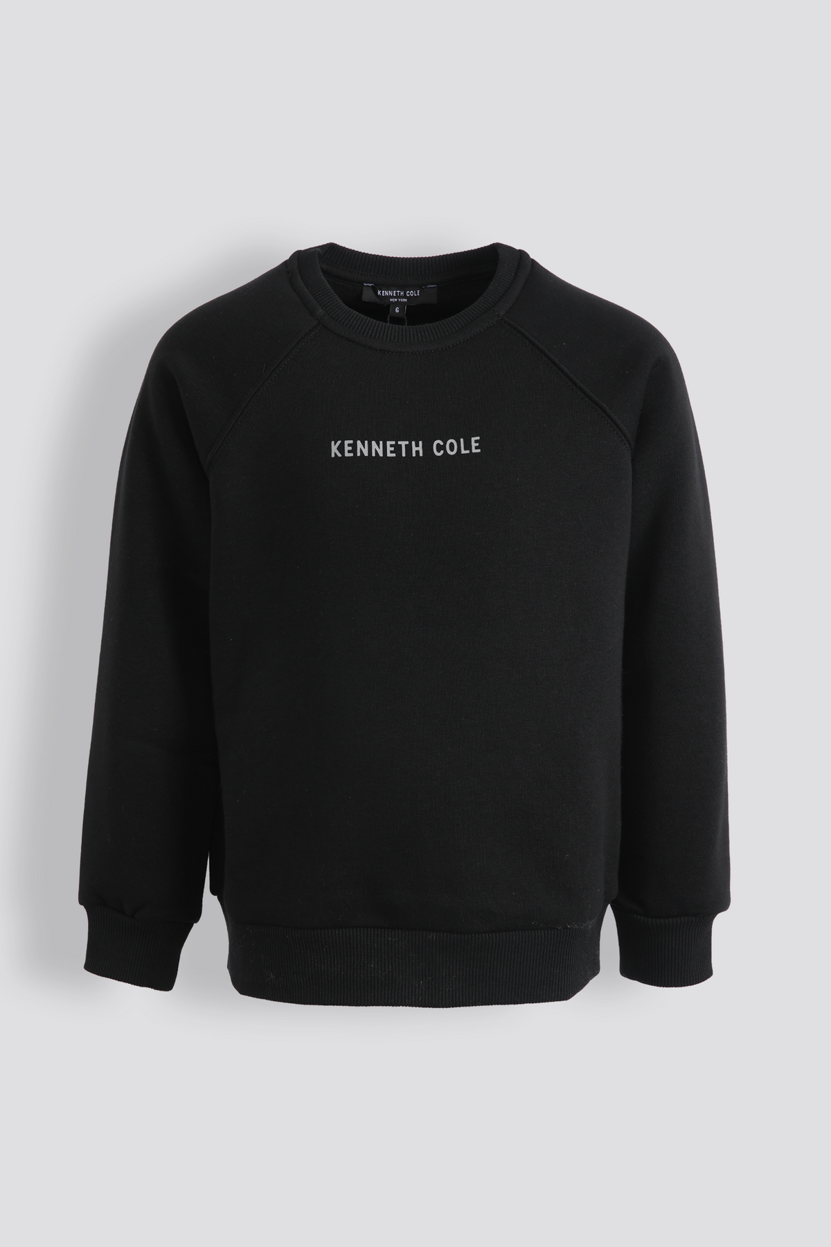 סווטשירט רגלן בגזרת אוברסייז בצבע שחור