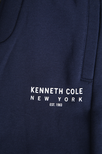 מכנסי ג'וגר ארוכים בצבע נייבי