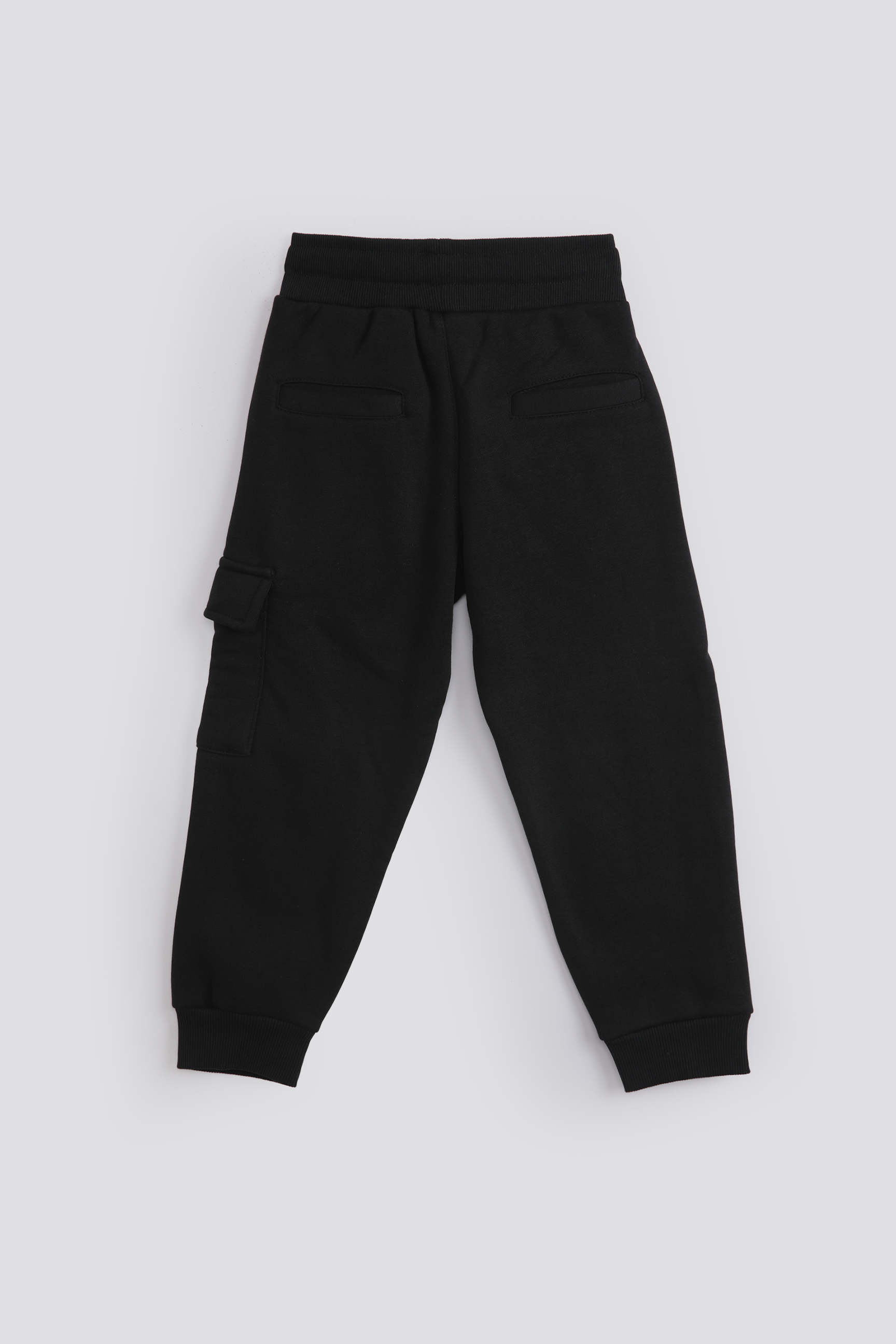 מכנסי ג'וגר דגמ"ח ארוכים בצבע שחור