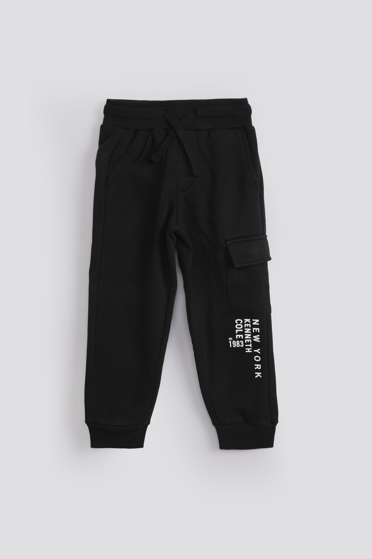 מכנסי ג'וגר דגמ"ח ארוכים בצבע שחור