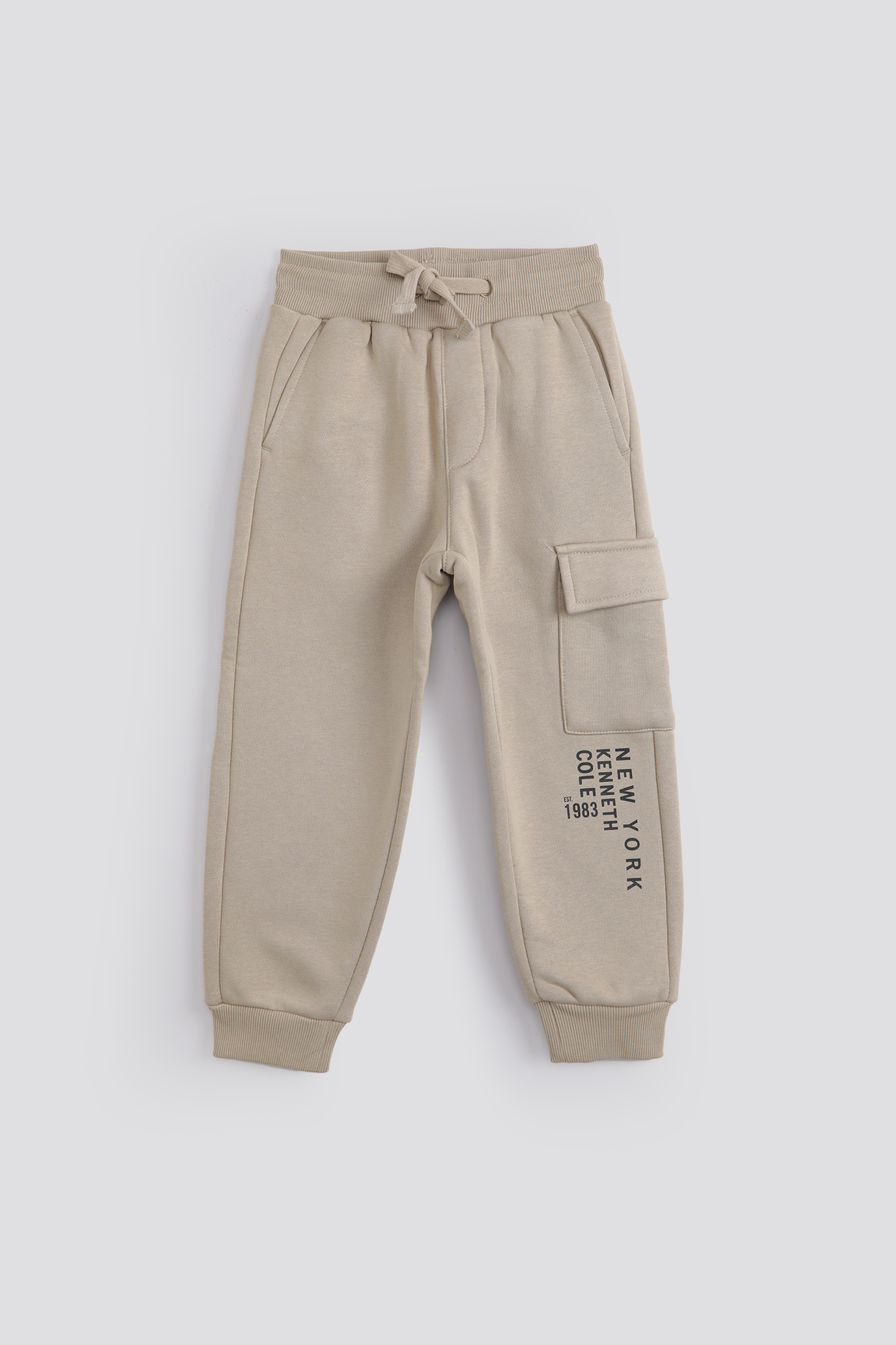 מכנסי ג'וגר דגמ"ח ארוכים בצבע כאמל