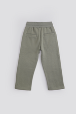 מכנסי ג'וגר ארוכים בצבע זית