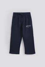 מכנסי ג'וגר ארוכים בצבע נייבי