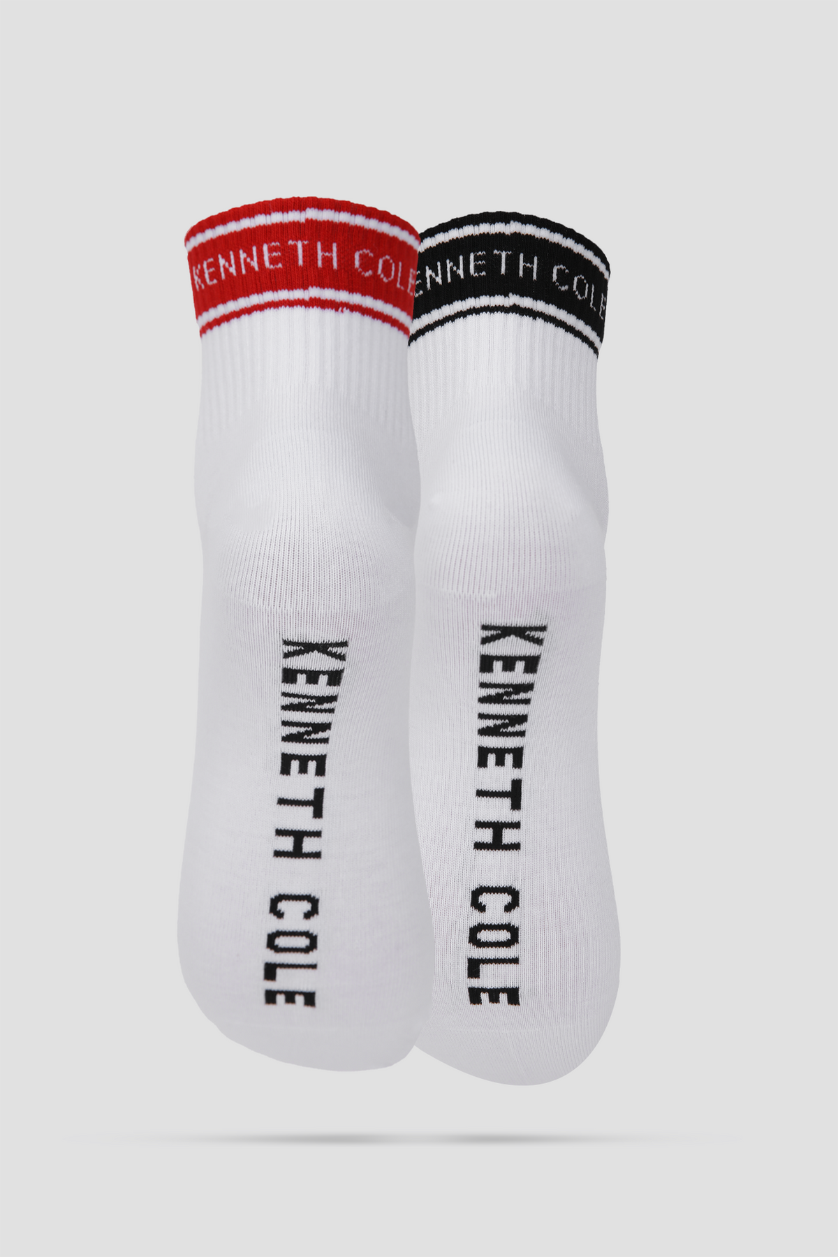 מארז 2 זוגות גרביים באורך רבע בצבע לבן