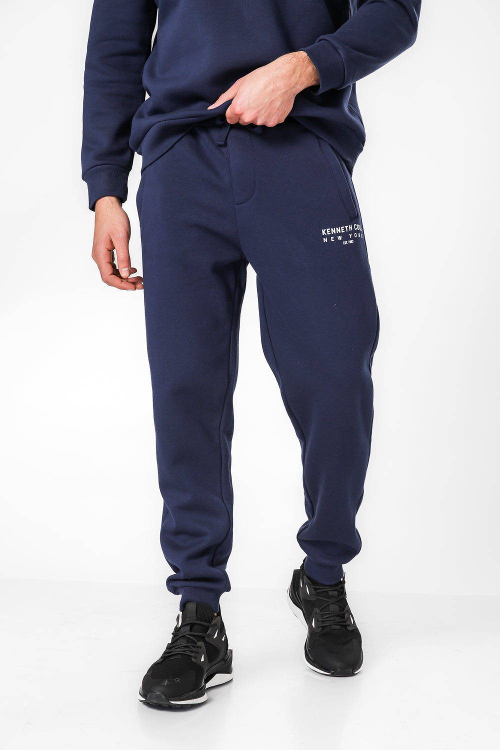 מכנסי טרנינג ארוכים עם ריב