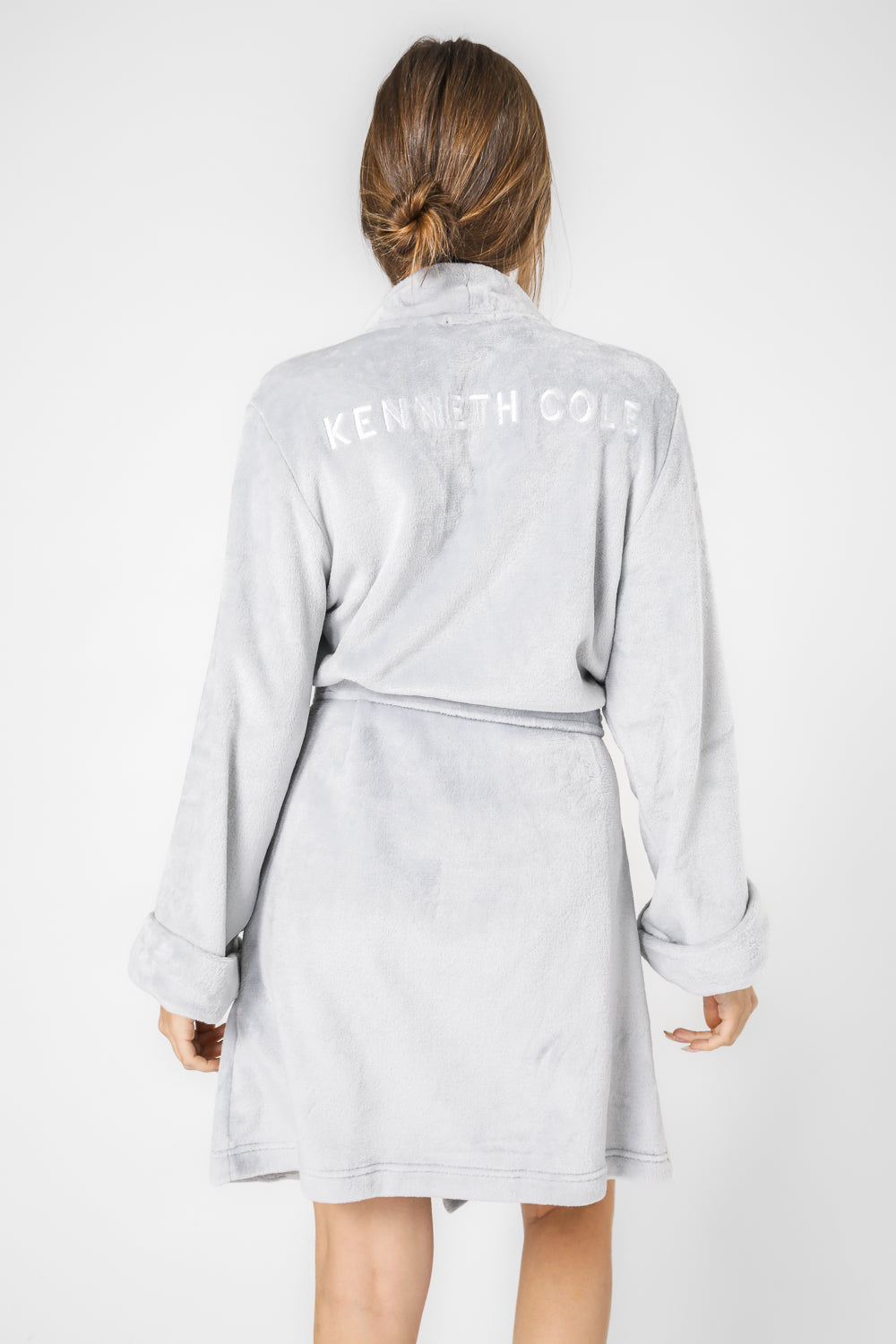 חלוק פלאפי לנשים בצבע אפור