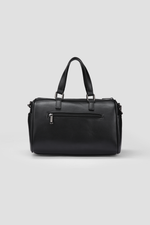 תיק יד דמוי עור בצבע שחור