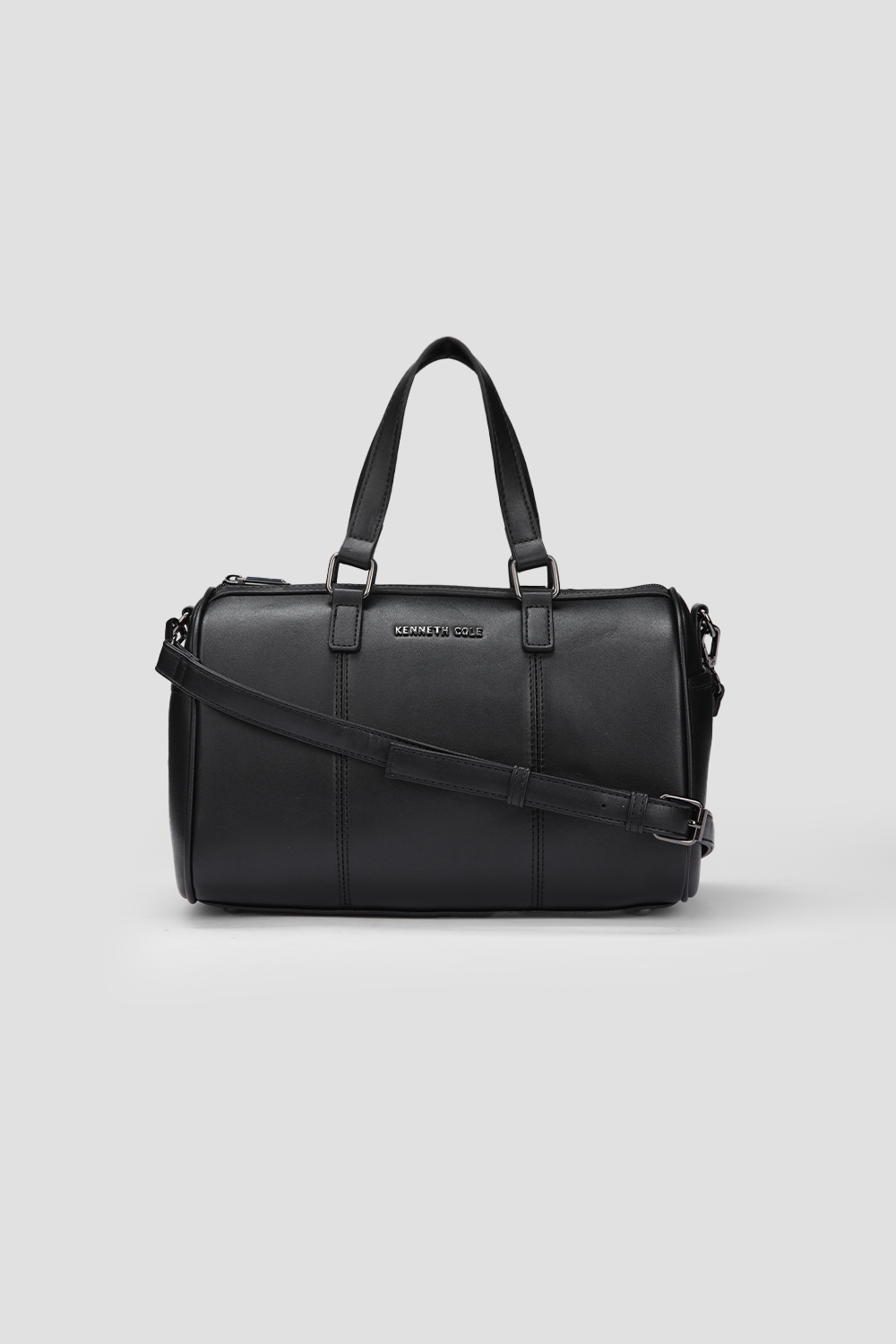 תיק יד דמוי עור בצבע שחור