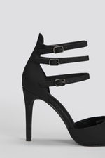 סנדל עקב עם רצועות