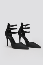 סנדל עקב עם רצועות