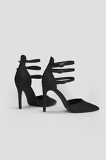 סנדל עקב עם רצועות