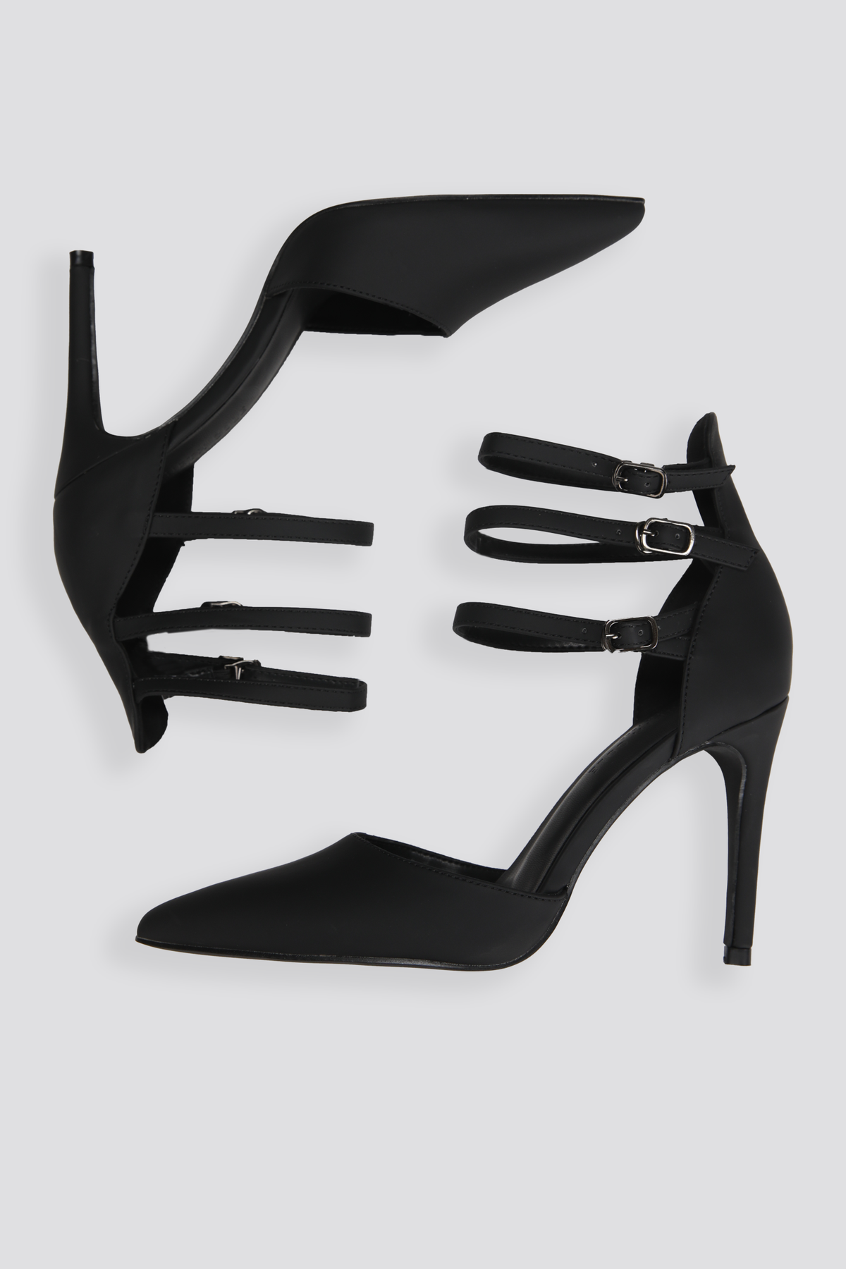 סנדל עקב עם רצועות