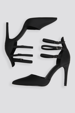 סנדל עקב עם רצועות