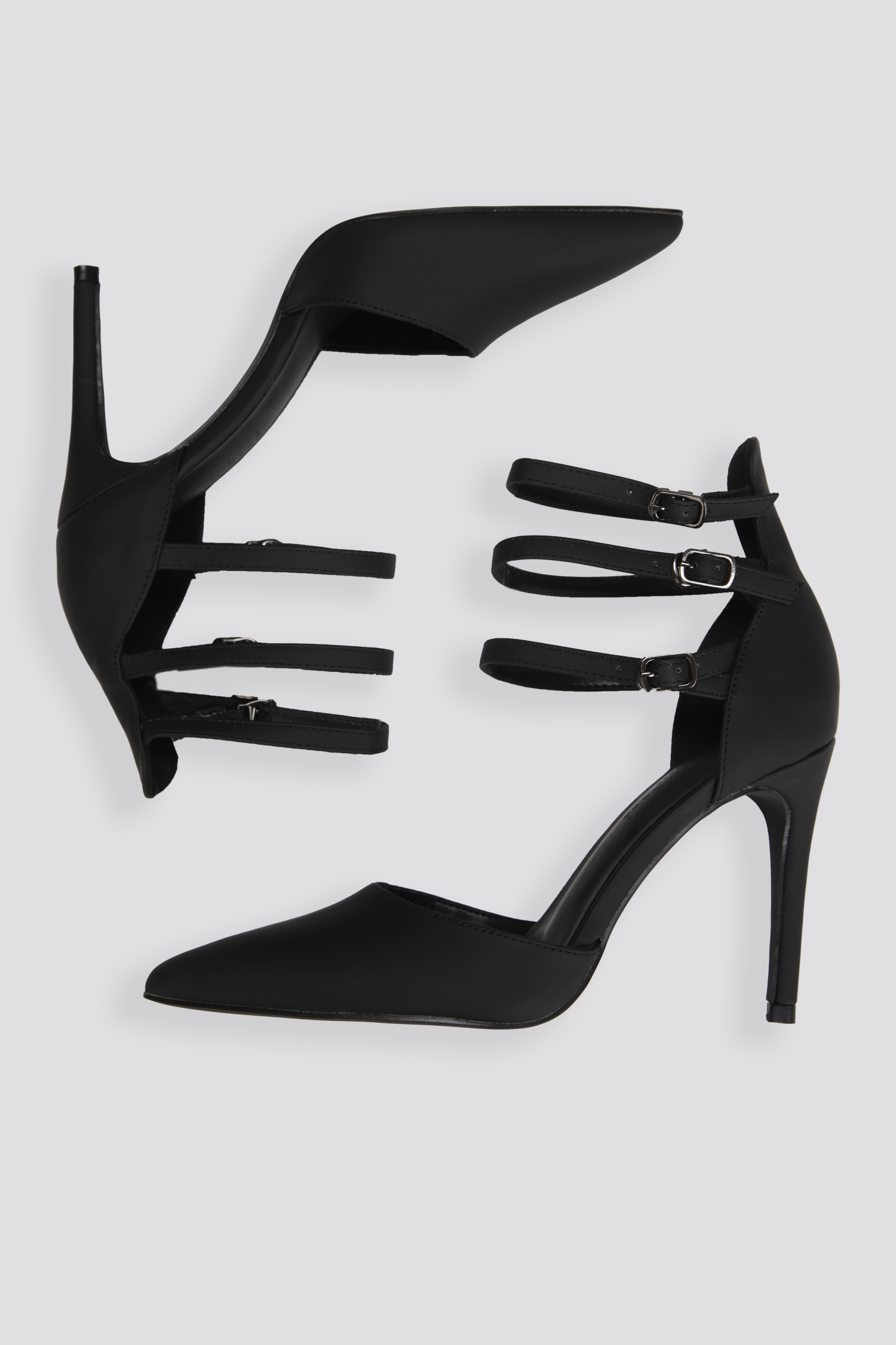 סנדל עקב עם רצועות