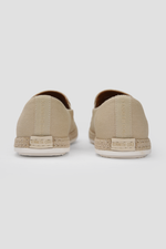 נעלי מוקסין קנבס לגברים בצבע בז'