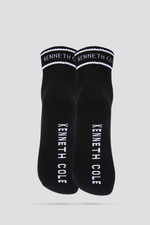 מארז 2 זוגות גרביים באורך רבע בצבע שחור